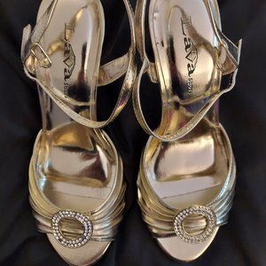 Lava Gold Dress Shoes